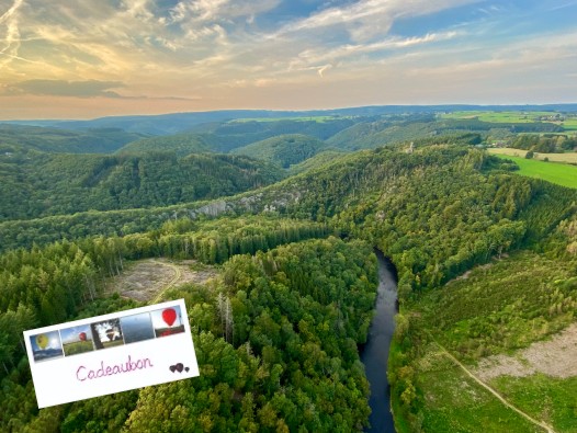 Geef een ballonvaart cadeaubon voor de Ardennen als geschenk - te verkrijgen bij Filva Ballonvaarten.