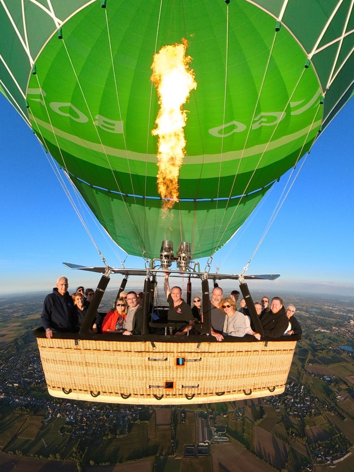 Standaard ballonvaart bij Filva Ballonvaarten